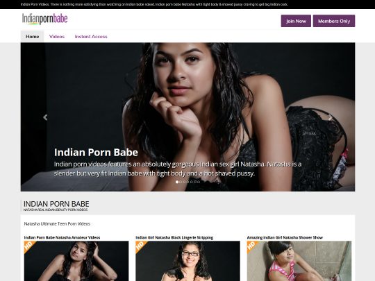 Indian Porn Babe review, a site that is one of many popular Premium Indian Porn
