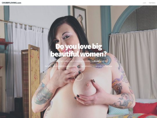 ChubbyLoving incelemesi, birçok popüler BBW Porno Sitesinden biri olan bir site