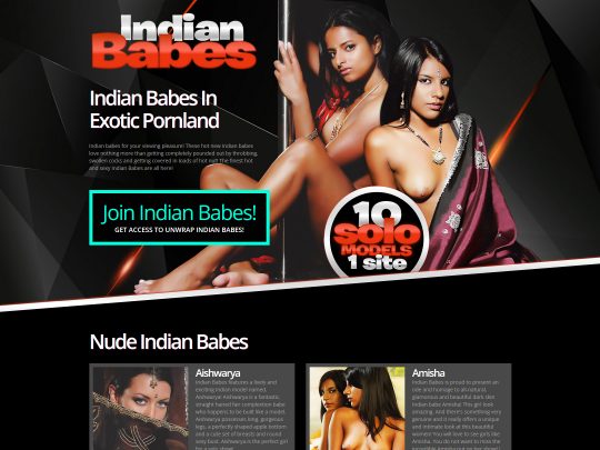 Pregled Indian Babes, stran, ki je ena od mnogih priljubljenih premium indijskih pornografij