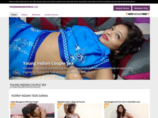 YoungIndianCouple Sign Up and Watch Sarika and Vikki Have Hot Steamy Sex