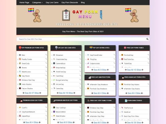 GayPornMenu Your Source For The Best Gay Porn Websites