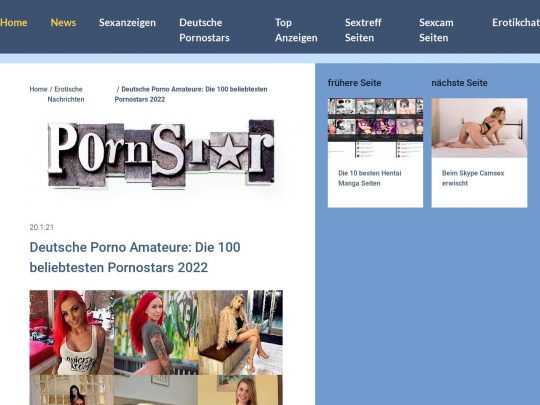 Amateur Pornostars Rezension, eine Seite, die eine von vielen beliebten Amateur-Pornoseiten ist