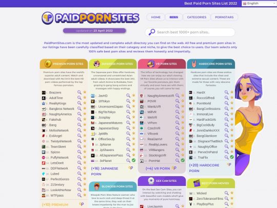 PaidPornSites review, a site that is one of many popular Porn Directories
