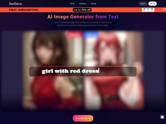 Recenzja SoulGen, witryny będącej jedną z wielu popularnych witryn z pornografią AI
