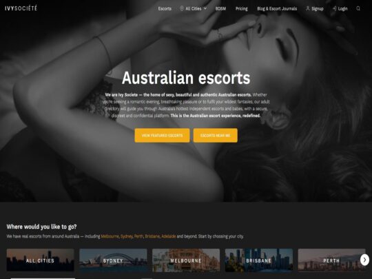 Ivy Societe review, a site that is one of many popular Escort Sites