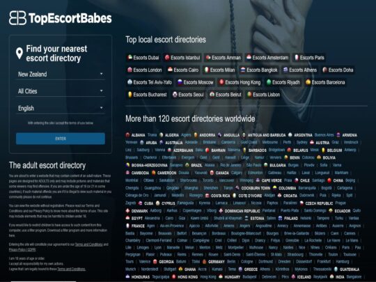 TopEscortBabes-arvostelu, sivusto, joka on yksi monista suosituista escort-sivustoista