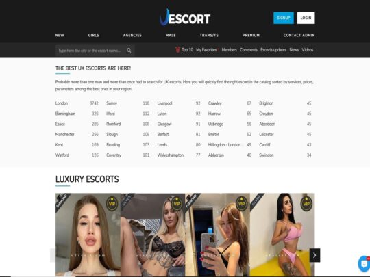 סקירת UEescort, אתר שהוא אחד מאתרי ליווי פופולריים רבים