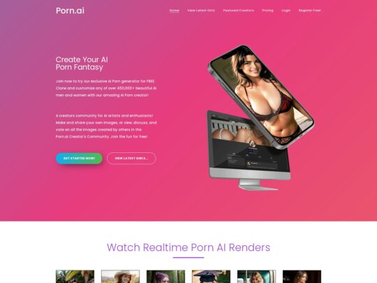 Porn.AI recension, en webbplats som är en av många populära AI-porrsajter
