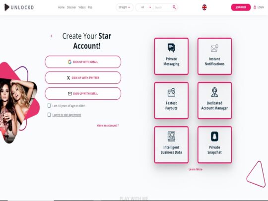 Unlockd-Rezension, eine Website, die eine von vielen beliebten Premium-Fonss-Websites ist