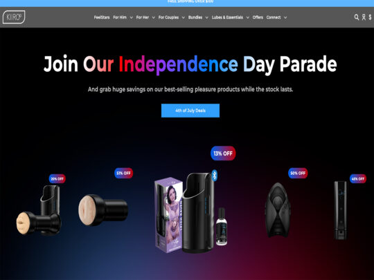 Đánh giá của Kiiroo, một trang web là một trong nhiều Cửa hàng đồ chơi tình dục trực tuyến nổi tiếng