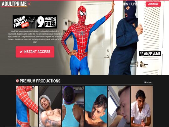 AdultPrime Gay Review, un site care este unul dintre multele site-uri populare de porno gay