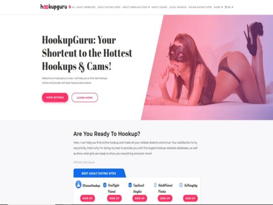 HookupGuru provides indepth information on thoroughly reviewed websites, on both dating platforms as well as livecam services.