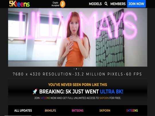 5KTeens review, a site that is one of many popular Premium Teen Porn Sites (18+)