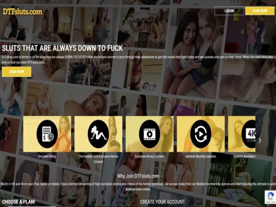 Recensie van DTF Sluts, een van de vele populaire premium amateurpornosites.