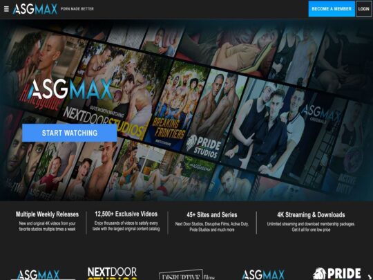 ASGMax review, a site that is one of many popular Gay Porn Sites