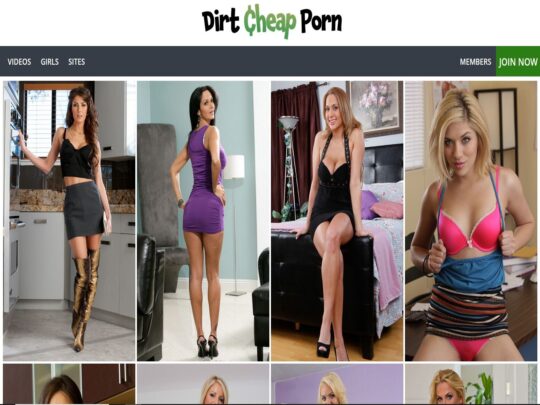 DirtCheapPorn-Rezension, eine Site, die zu den vielen beliebten Top-Premium-Porno-Sites gehört