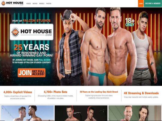 Hot House recension, en webbplats som är en av många populära gayporrsajter