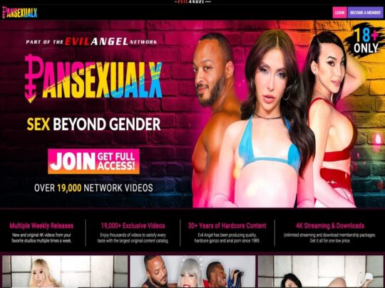 PansexualX-recensie, een site die een van de vele populaire Trans-pornosites is
