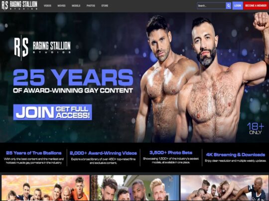 Raging Stallion review, a site that is one of many popular Gay Porn Sites
