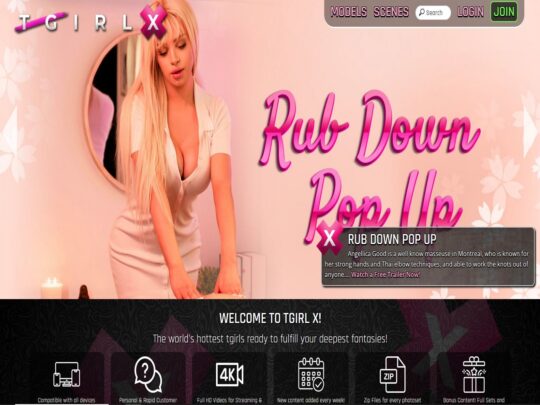 TGirl X review, a site that is one of many popular Trans Porn Sites