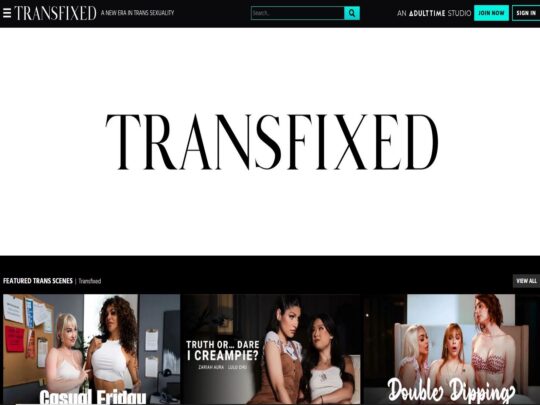 Transfixed review, a site that is one of many popular Trans Porn Sites