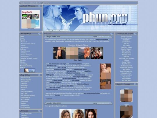 Phun review, a site that is one of many popular Celebrities