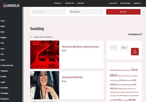 Ladies69 er en flott tjeneste i Sveits for å ha seksuelle én-til-én-møter og sexdating med de beste eskortepikene.