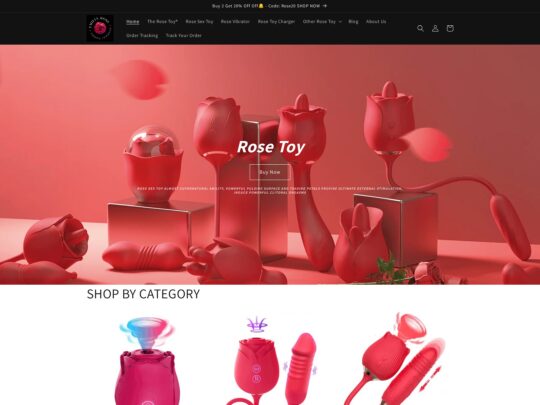 Rose Toy Review, un site care este unul dintre multele magazine online de jucării sexuale populare