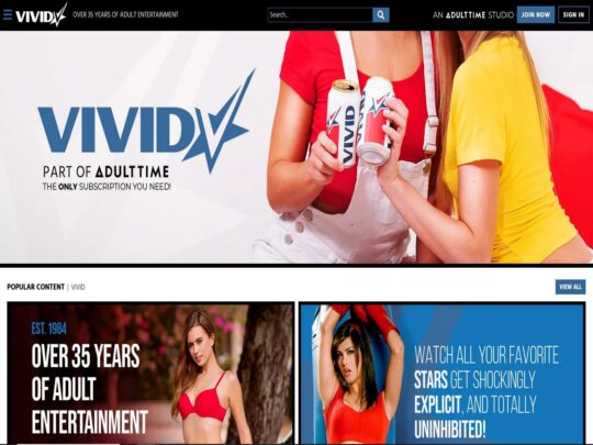 Ulasan VIVID, situs yang merupakan salah satu dari banyak Situs Porno Premium Teratas yang populer