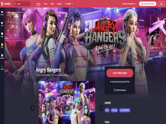 Angry Bangers review, a site that is one of many popular Best Porn Games
