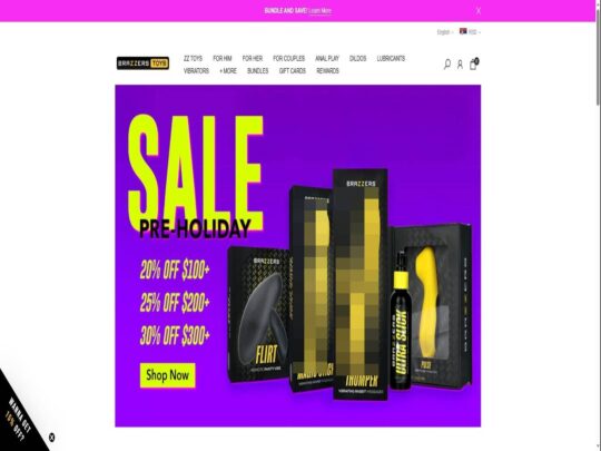 Đánh giá BrazzersToys, một trang web là một trong nhiều Cửa hàng đồ chơi tình dục trực tuyến phổ biến