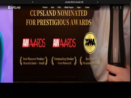Đánh giá Cupsland, một trang web là một trong nhiều Cửa hàng đồ chơi tình dục trực tuyến phổ biến