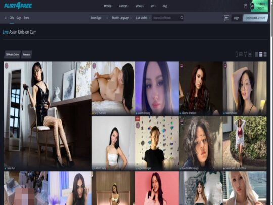 Flirt4Free Asian review, a site that is one of many popular Live Asian Sex Cams
