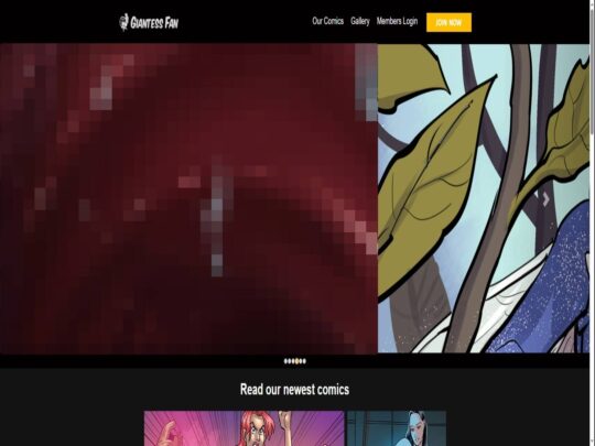 Giantees Fan review, a site that is one of many popular Premium Comic Porn Sites