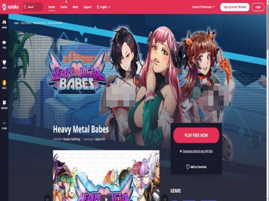 Ulasan Heavy Metal Babes, situs yang merupakan salah satu dari banyak Game Porno Terbaik yang populer