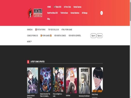 Hentai Webtoon review, a site that is one of many popular Manhwa Hentai Sites