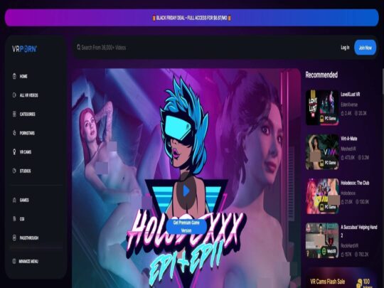 Holodexxx review, a site that is one of many popular VR Porn Games
