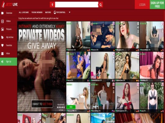 JetzLive review, a site that is one of many popular Live Cam Sites