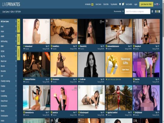 סקירת LivePrivates Latina, אתר שהוא אחד ממצלמות הסקס הלטיניות החיות הפופולריות הרבות