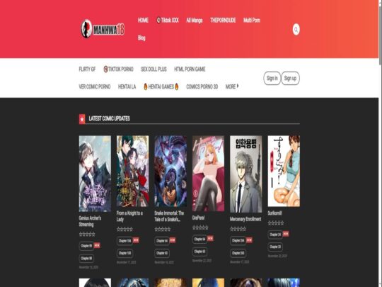 Manwha18 review, a site that is one of many popular Manhwa Hentai Sites