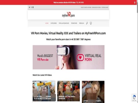 Ulasan MyFreeVRPorn, tapak yang merupakan salah satu daripada banyak Tapak Porn VR Percuma yang popular