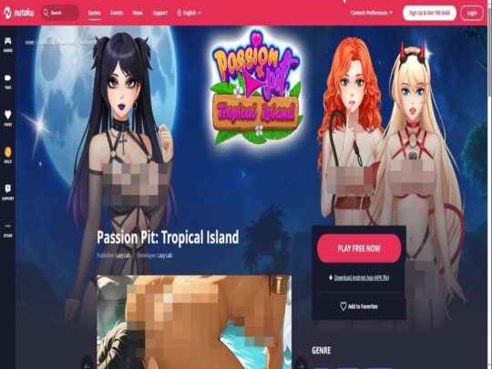 Passion Pit review, a site that is one of many popular Best Porn Games