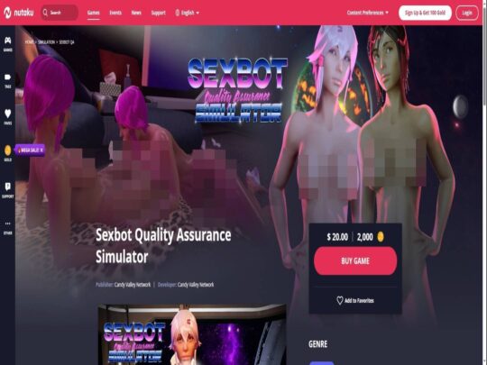 סקירת QA של SexBot, אתר שהוא אחד ממשחקי פורנו VR פופולריים רבים