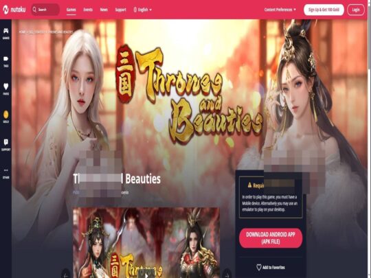 Thrones and Beauties incelemesi, birçok popüler En İyi Porno Oyunlarından biri olan bir site