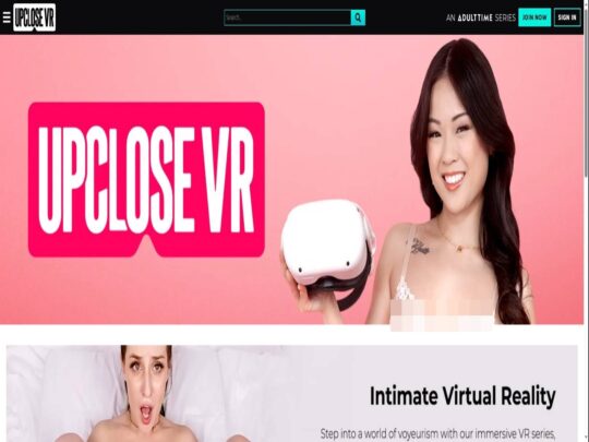 UpCloseVR-recension, en webbplats som är en av många populära VR-porrsajter