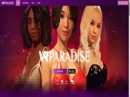 VR Paradise review, a site that is one of many popular VR Porn Games