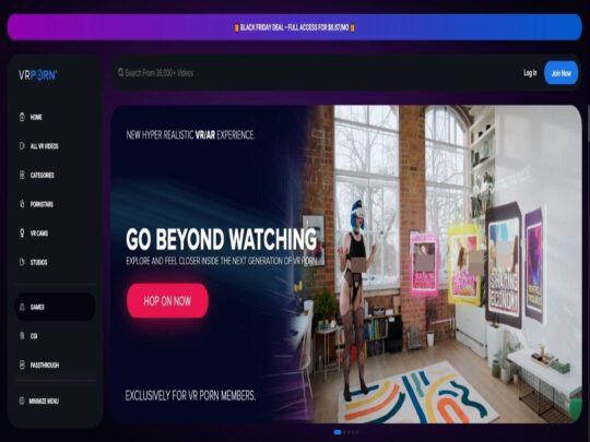 VRPorn Games review, a site that is one of many popular VR Porn Games