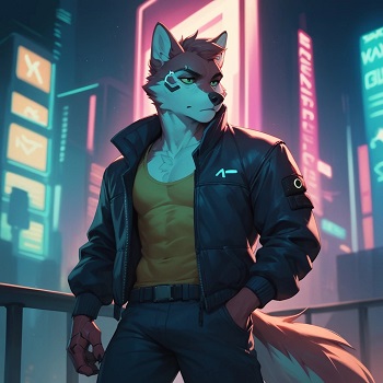 AI furry porn character. AI porn going beyond traditional porn and creating sexy hentai and cartoon characters.