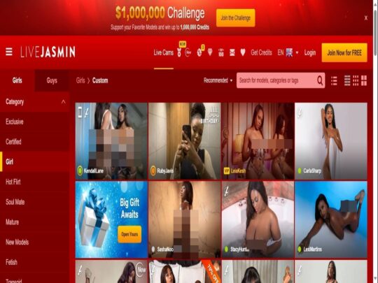 LiveJasmin Ebony Picture