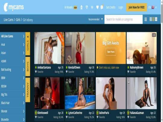 MyCams Ebony Picture